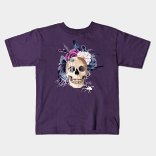 Whimsigoth Floralgoth Kids T-Shirt